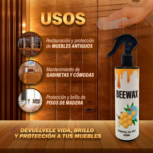 BEEWAX SPRAY PARA MADERA