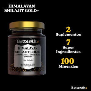 Shilajit Gold+/Bienestar Total