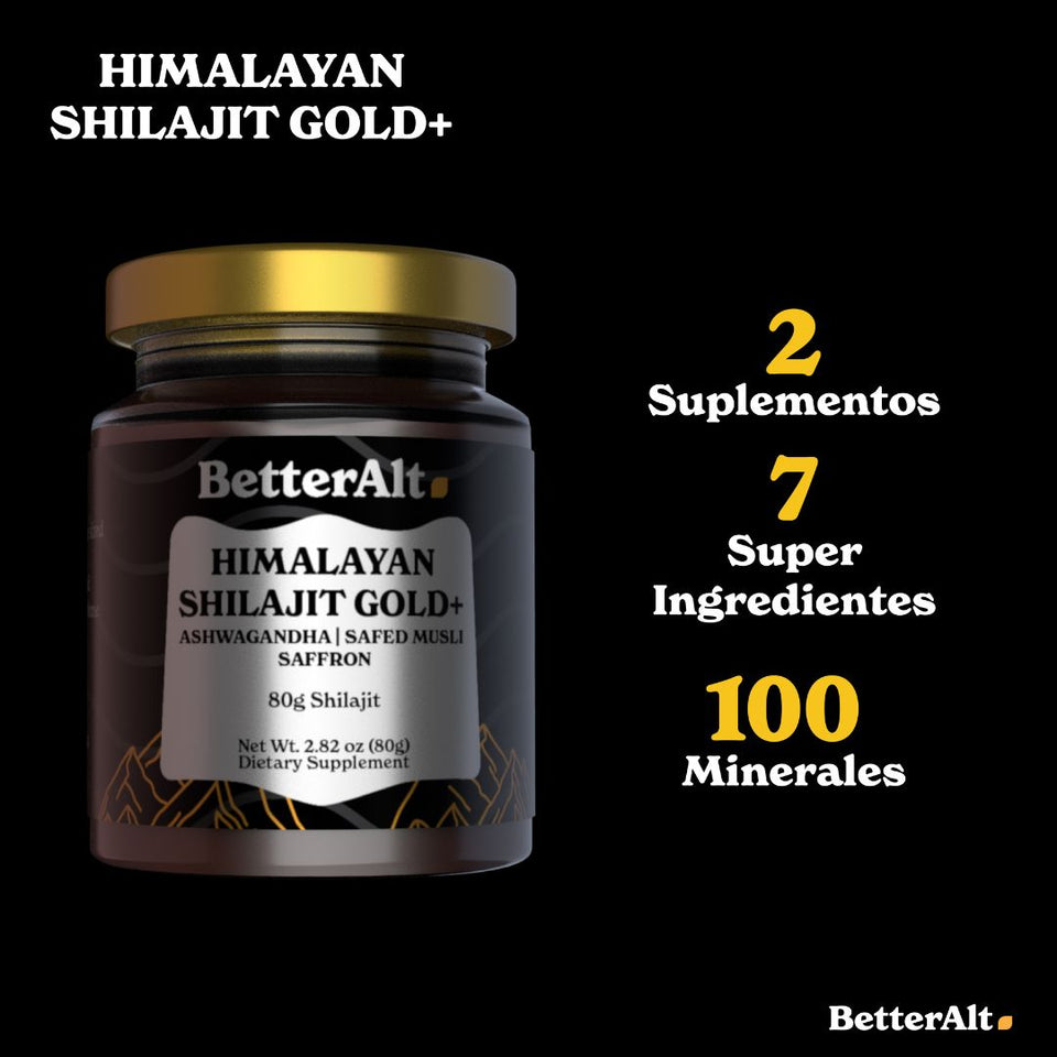 Shilajit Gold+/Bienestar Total