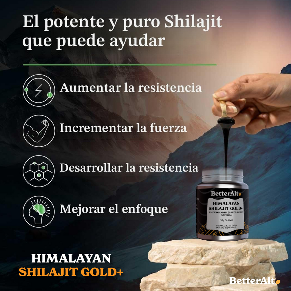 Shilajit Gold+/Bienestar Total