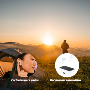 Audífonos Inalámbricos con Panel Solar – Energía Infinita, Sonido Premium