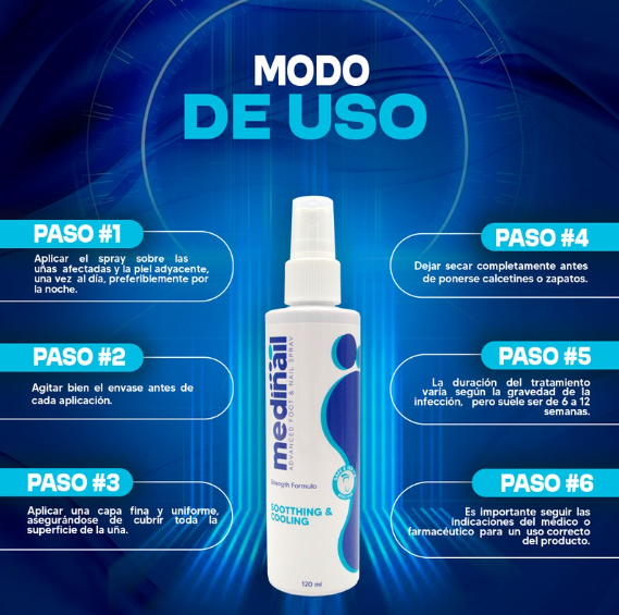 MEDINAIL - SPRAY PARA HOMGOS DEL PIEL