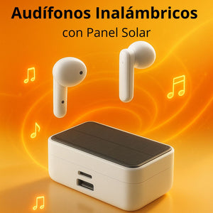 Audífonos Inalámbricos con Panel Solar – Energía Infinita, Sonido Premium
